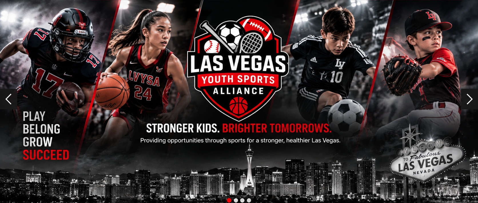 Las Vegas Youth Sports Alliance youth athletes